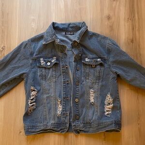 Fashion nova jean jacket 100% cotton